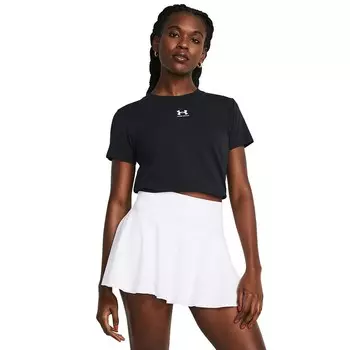 Женская футболка Under Armour Rival Core с короткими рукавами, черный