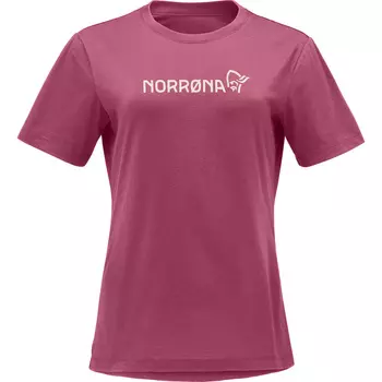Женская хлопковая футболка Norrna Viking Norrona, фиолетовый
