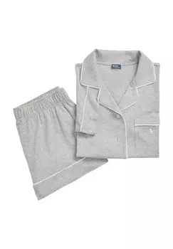 Женская короткая пижама Polo Essentials Heather POLO RALPH LAUREN, цвет Graumel