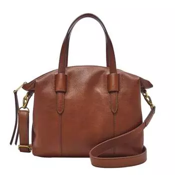 Женская кожаная сумка Fossil Skylar, цвет Brandy