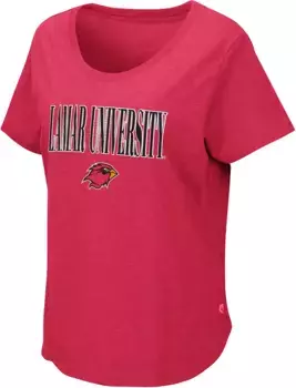 Женская красная футболка Colosseum Lamar Cardinals