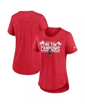Женская красная футболка Tampa Bay Buccaneers Local Fashion Tri-Blend Nike