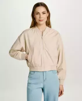 Женская куртка-бомбер Jack & Jones, белый