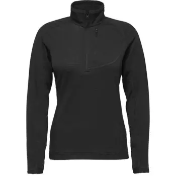Женская куртка Coefficient LT с молнией в четверть и длинным рукавом Black Diamond, черный