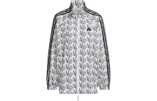 Женская куртка с принтом ALLOVER, цвет Off White Adidas