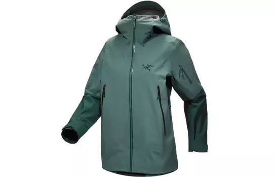 Женская лыжная куртка Arcteryx, темно-зеленый