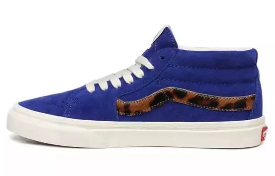 Кроссовки Vans SK8-Mid Suede Royal Blue/Calf Hair Women's