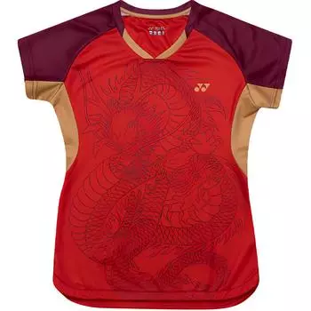Женская одежда для бадминтона YONEX, красный