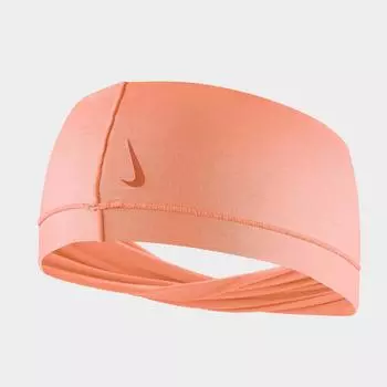 Женская повязка на голову Nike Yoga Wide Twist, апельсин