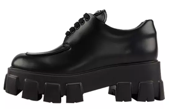 Женские ботинки Prada Monolith, черный