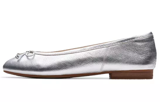 Женская повседневная обувь, женская, серебристая Clarks
