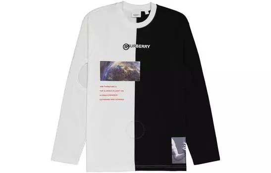Женская рубашка Burberry, цвет Black/White