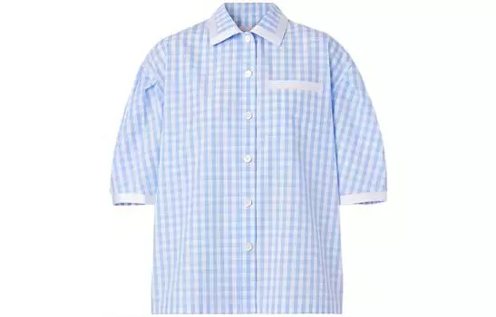 Женская рубашка Burberry, цвет Blue