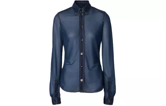 Женская рубашка Burberry, цвет Blue