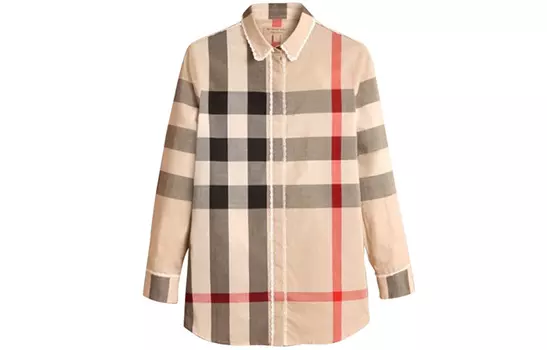 Женская рубашка Burberry, цвет Camel