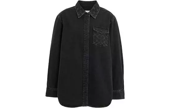 Женская рубашка COACH, цвет Black