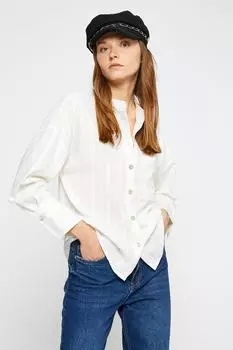 Женская рубашка Off White Koton, экрю