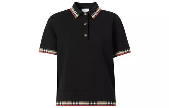 Женская рубашка поло Burberry, цвет Black