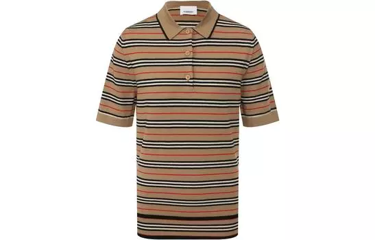 Женская рубашка поло Burberry, цвет Brown
