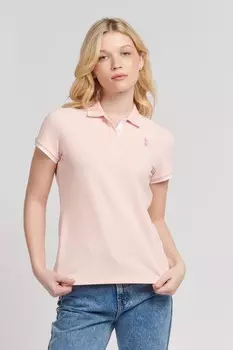 Женская рубашка поло из пике обычного кроя U.S. Polo Assn, розовый