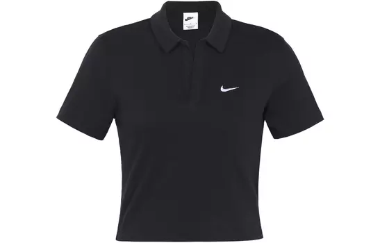 Женская рубашка-поло Nike, Черный