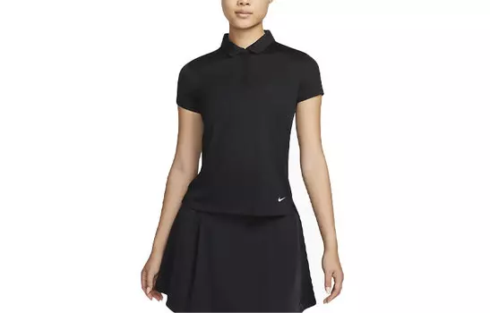 Женская рубашка поло Nike, цвет Black