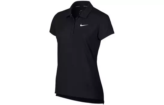 Женская рубашка поло Nike, цвет Black