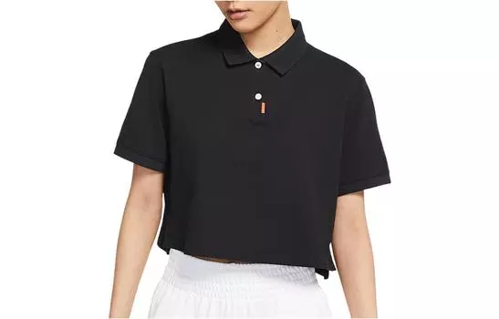 Женская рубашка поло Nike, цвет Black
