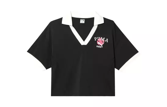 Женская рубашка поло Puma, цвет Black