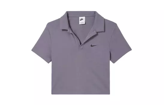 Женская рубашка поло серии Sportswear Essentials, фиолетовая Nike