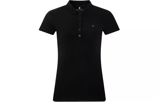 Женская рубашка-поло Tommy Hilfiger, цвет Black
