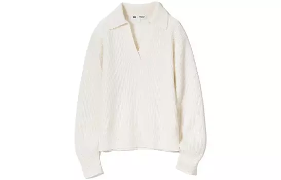 Женская рубашка поло X CDC Co-brand, молочно-белая Uniqlo