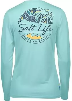 Женская рубашка с длинным рукавом Salt Life Shady Palms