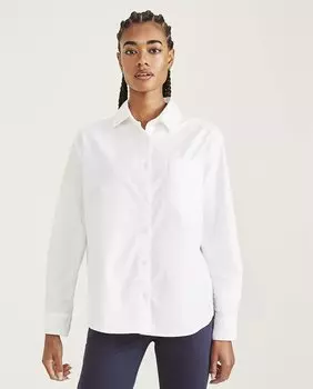 Женская рубашка широкого кроя Dockers, белый