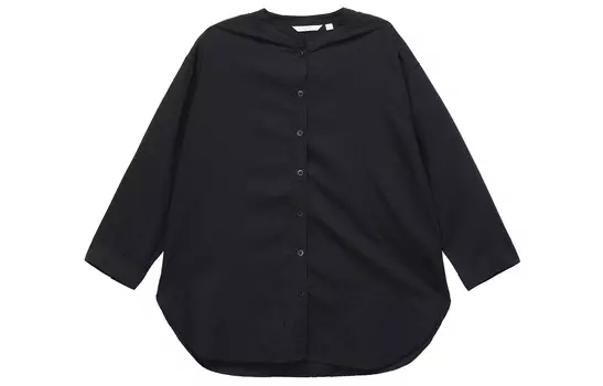 Женская рубашка UNIQLO, цвет Black
