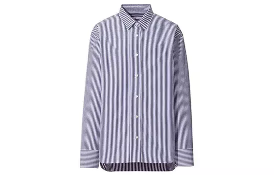 Женская рубашка UNIQLO, цвет Blue