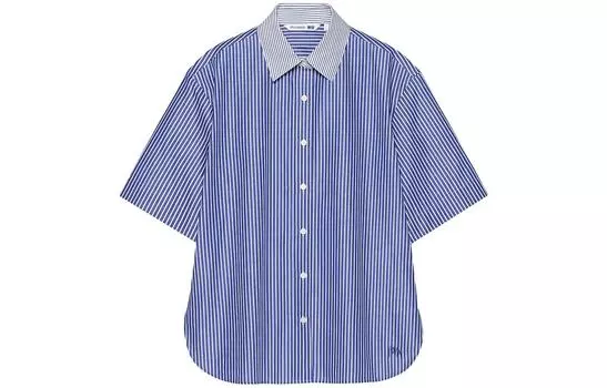Женская рубашка UNIQLO, цвет Blue