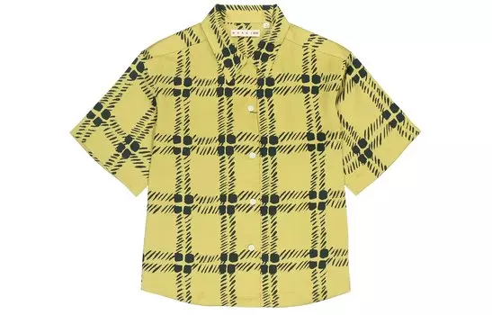 Женская рубашка UNIQLO, горчичный