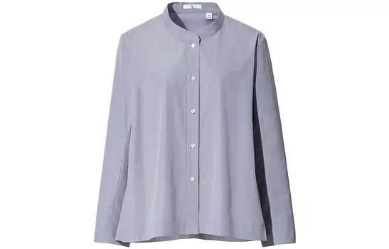 Женская рубашка UNIQLO, серый