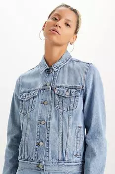 Женская синяя куртка Levi's, синий