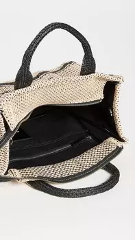 Женская соломенная жаккардовая большая сумка Marc Jacobs