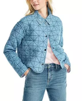 Женская стеганая джинсовая куртка jeans co. Nautica, мульти