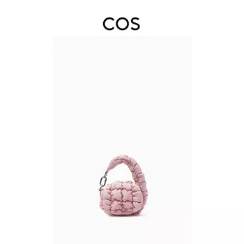 Женская стеганая мини-сумка Cos, розовый