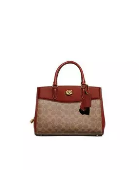 Женская сумка brooke carryall 28 в фирменной парусиновой сумке через плечо COACH, мульти