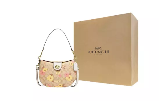 Сумка Coach Women Ella Crossbody, бежевый