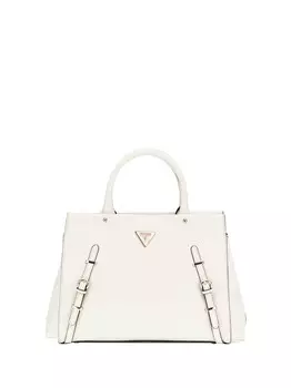 Женская сумка через плечо кремового цвета Guess