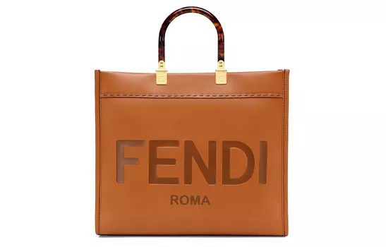 Женская сумка Fendi Sunshine, коричневый