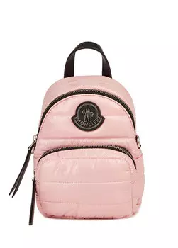 Женская сумка с розовым логотипом Moncler