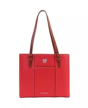 Женская сумка-шоппер Washington Nationals Pebble Lexington Dooney & Bourke, красный