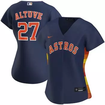 Женская темно-синяя футболка Nike Jose Altuve Houston Astros Alternate Replica Player Nike